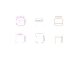 Free AutoCAD 2D Detailed Drawing for Meeting Room Chairs with Tables-22