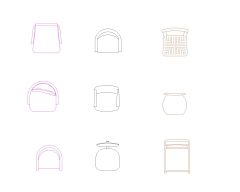 Free AutoCAD 2D Detailed Drawing for Meeting Room Chairs with Tables-26