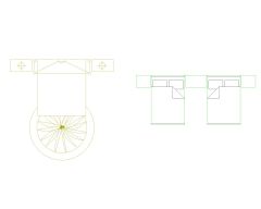 Free AutoCAD 2D Editable Drawings for Stylish Bed Plan - 7
