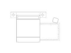 Free AutoCAD 2D Editable Drawings for US Bed Design Top View (Plan with accurate sizes)-10
