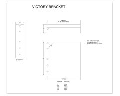 Free AutoCAD 2D Editable Drawings for Victory Bracket