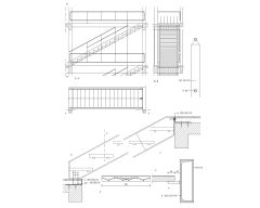 Free AutoCAD Drawing of Wooden Staircase Details-2