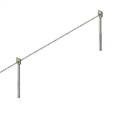 Pájaro de control por cable y rfa dwg