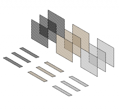 Bird Control Netting revit model