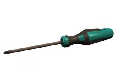 Phillips head screwdriver 3ds max model 