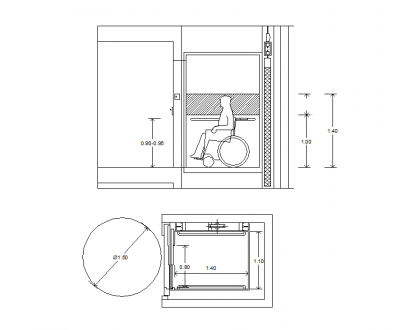 DDA Lift layout dwg