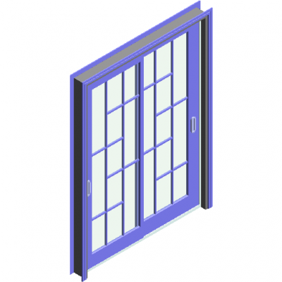 Sliding door revit family