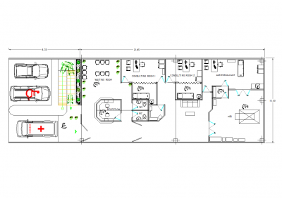 el diseño modular del hospital