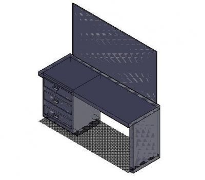 Dormitorio - Unidad y espejo de aumento