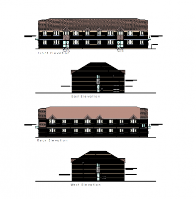 Elevazione del caseggiato