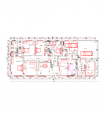 a ras del suelo dibujos de diseño CAD en casa