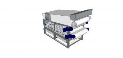 Belt Filter Press Sketchup model 