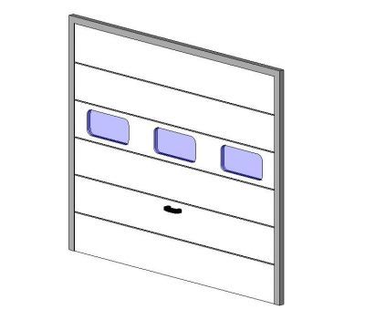 Roller Shutter Door Revit model 