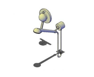 Power Shower 3D model dwg 
