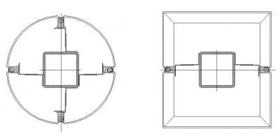 Estructural - Columna de aluminio Cubiertas 02