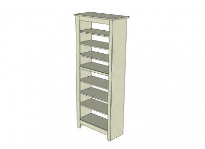 Shoe Rack sketchup model
