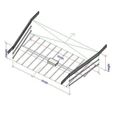 Cable basket reducer Revit model