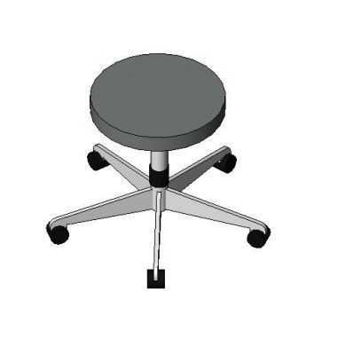 Anaesthetists Stool - STO003 Revit family 