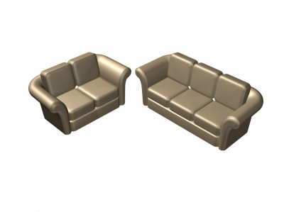 2-Sitzer und 3-Sitzer