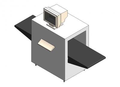 El equipaje de rayos X escáner de la familia Revit