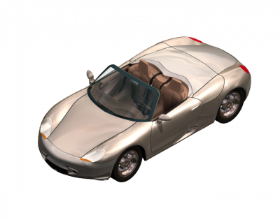 Porsche boxster 3DS Max model
