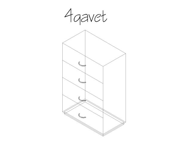 Free AutoCAD 3D Editable file of Office Cabinets - 19
