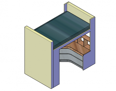 Etagenbett-Design 3D-Modelle