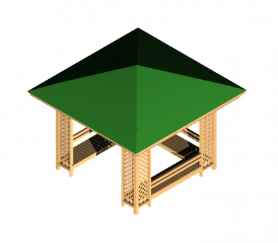 Gazebo 3DS Max model