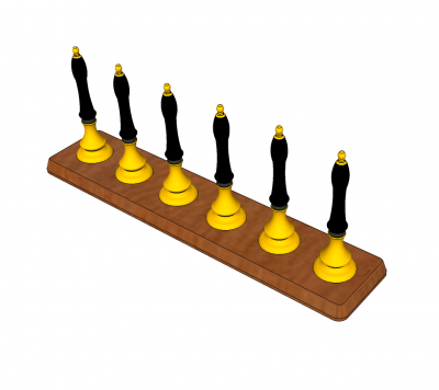 Beers pumps Sketchup  model 