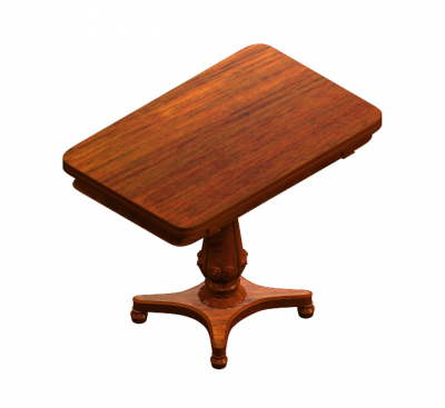 mesa de juego de palo de rosa