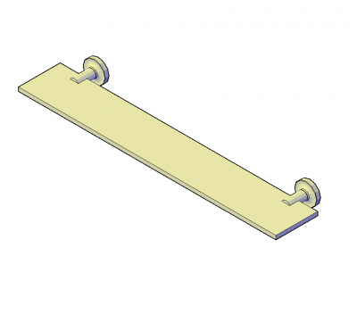 Blocco 3D DWG per bagno