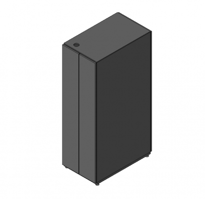 Server cabinet Revit family 