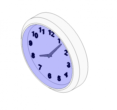 modelos de reloj de pared 3D