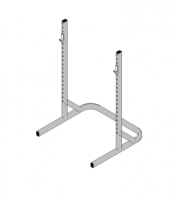 Squat stand Revit model