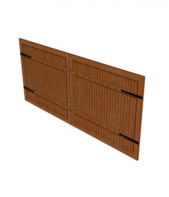 Stabile Stil Garagentore sketchup Block