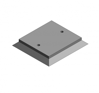 2 Bolt Grundplatte