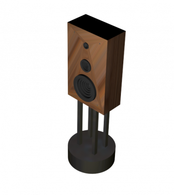 Floor standing speaker 3DS Max model 