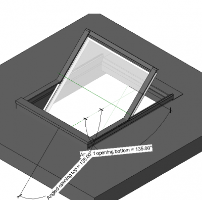 Pivot hing Dachfenster