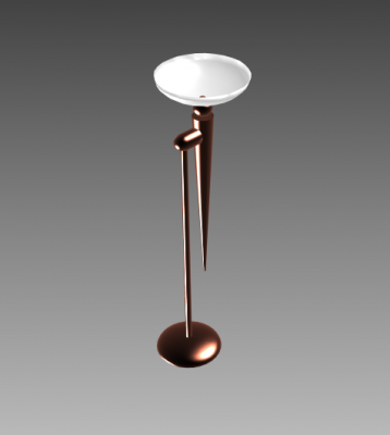 Sculpture floor lamp 3DS Max model