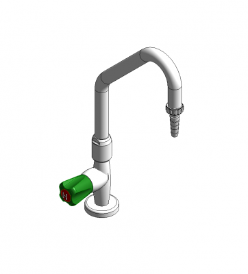 Swan laboratoire de cou robinet modèle Revit