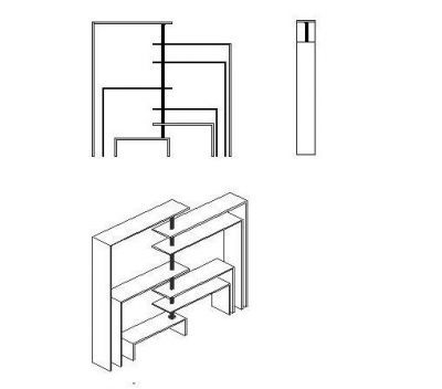 Minimalist Shelving dwg