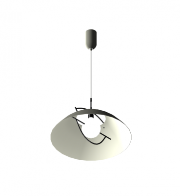 Colgante de metal luz pendiente bloque 3d max