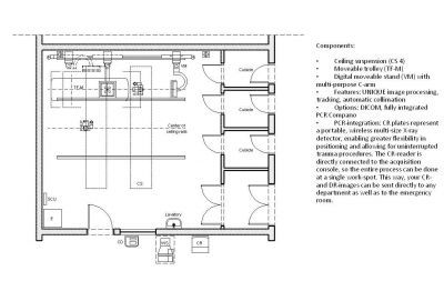 Trauma X ray room dwg