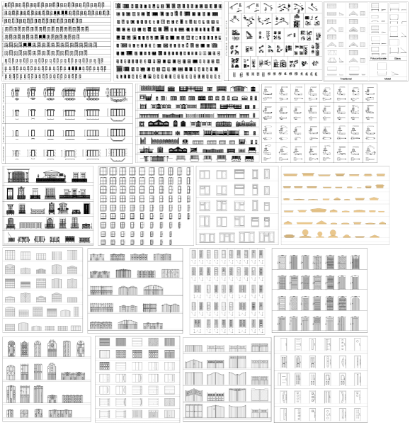 Architectural design CAD collections Volume 2