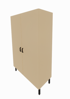 cabinet 2 door revit family
