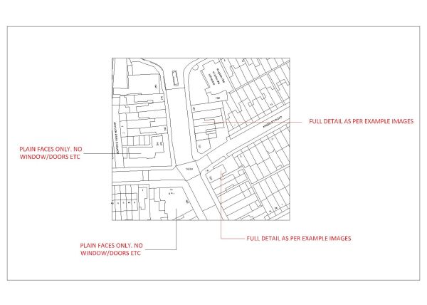 Free Drawing of City Map Plan with Streets & Plots in AutoCAD