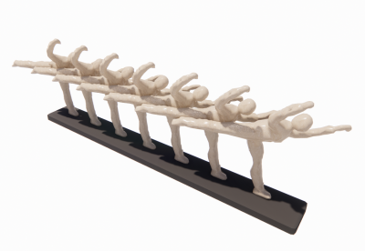 Man statue for table revit family