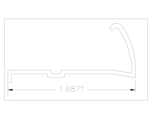 Free detailed drawing for Flooring Carpet Trim Transition-3