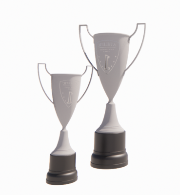 Combo decoration 2 champion cups revit family