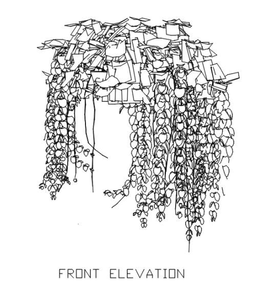 Hanging Plants for Garden 10 dwg Drawing
